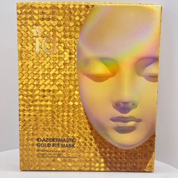 ID.AZ ~ Gold Fit Mask Set ~ 3 Count ~ NEW - Picture 1 of 6